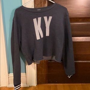Size medium cropped Kentucky sweater